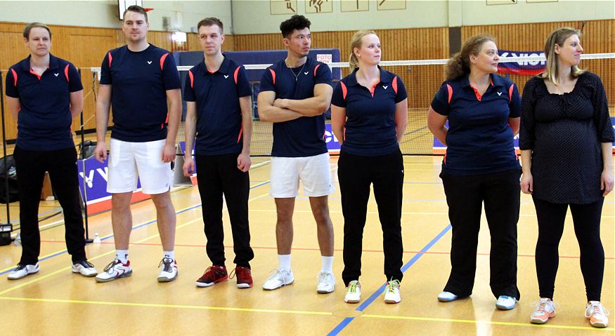 Saisonfinale des Badmintonteams des Sport-Club Itzehoe