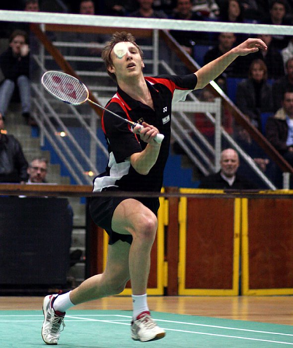 Badminton-Länderspiel Deutschland - Schweden am 09.03.2009 in Braunschweig, © Fotos von Frank Kossiski