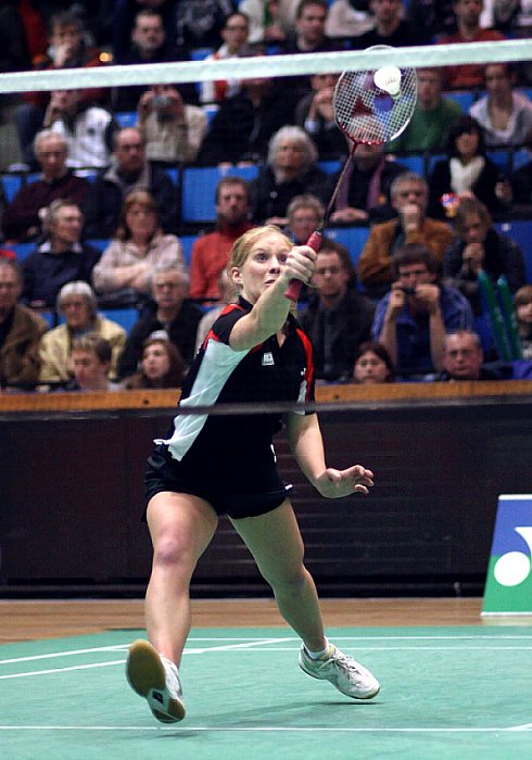 Badminton-Länderspiel Deutschland - Schweden am 09.03.2009 in Braunschweig, © Fotos von Frank Kossiski