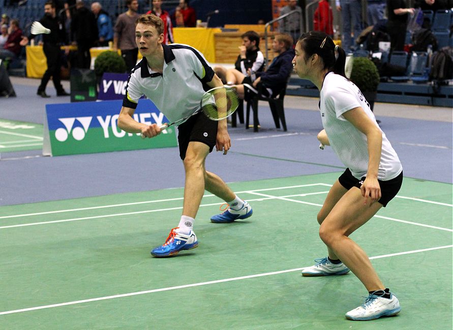Patrick Scheiel und Yvonne Li, © Badmintonfotos von Frank Kossiski