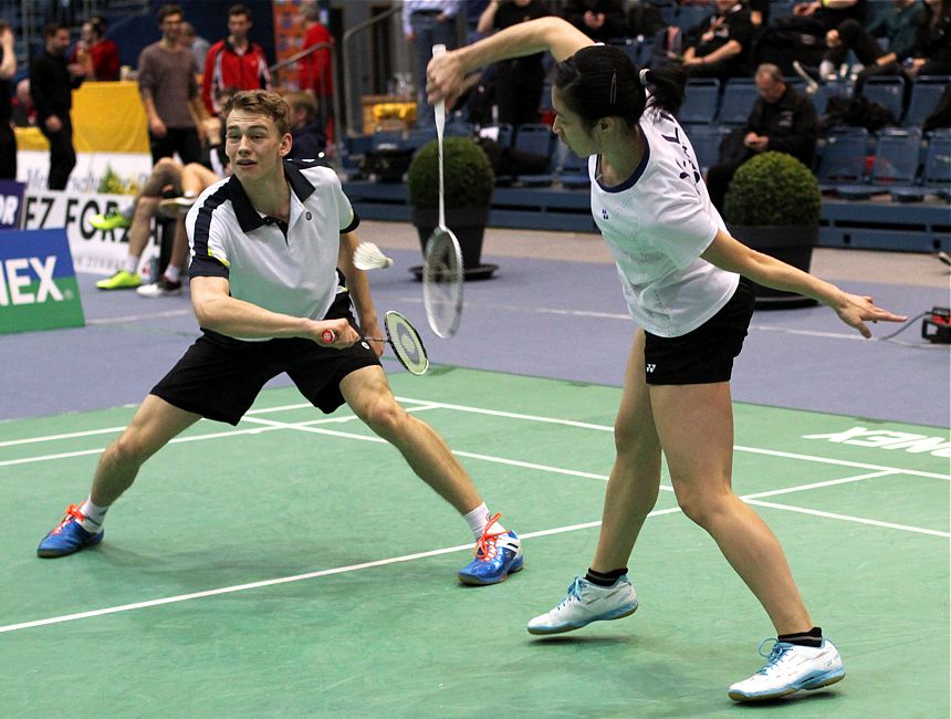 Yvonne Li und Patrick Scheiel, © Badmintonfotos von Frank Kossiski