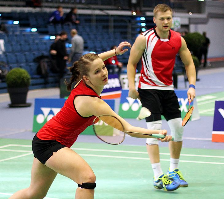 Katrin Schadlowski und Jan Collin Strehse, © Badmintonfotos von Frank Kossiski