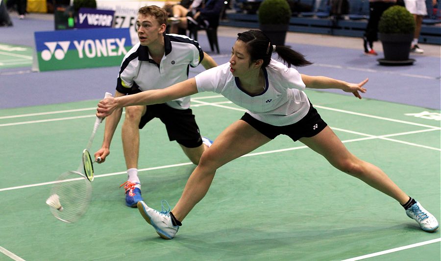 Yvonne Li und Patrick Scheiel, © Badmintonfotos von Frank Kossiski