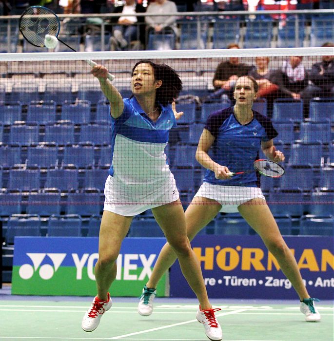 Yvonne Li und Linda Efler, © Badmintonfotos von Frank Kossiski