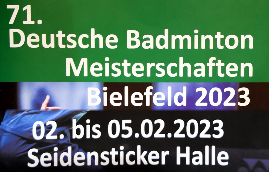 Badminton: Deutsche Meisterschaften in Bielefeld vom 02.02.17 bis 05.02.2017, © Badmintonfotos von Frank Kossiski