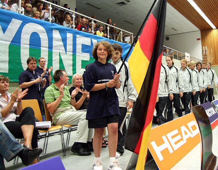 U 19 Badminton-Länderspiel Deutschland - Dänemark in Itzehoe