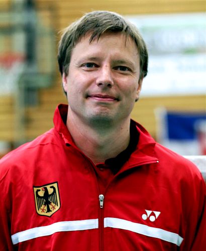 Bernd Brückmann, verantwortlicher Trainer beim Match in Neustadt. - 07