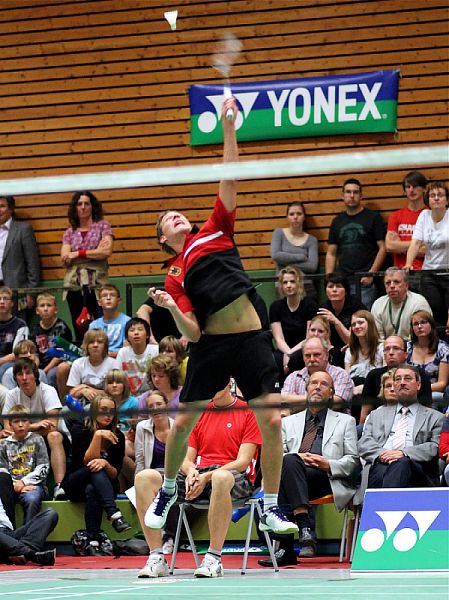Badminton-Länderspiel U 19 Deutschland - Dnemark am 19.08.2010 in Moringen, © Fotos von Frank Kossiski, © Fotos von Frank Kossiski