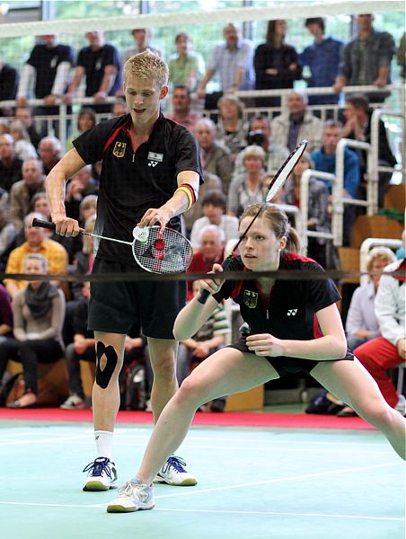 Badminton-Länderspiel Deutschland -Niederlande am 31.05.2011 in Emden, © Fotos von Frank Kossiski