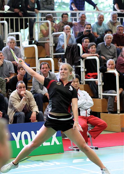 Badminton-Länderspiel Deutschland -Niederlande am 31.05.2011 in Emden, © Fotos von Frank Kossiski