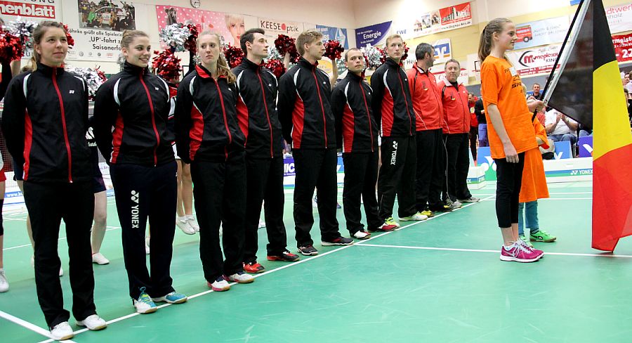 Das belgische Nationalteam, © Badmintonfotos von Frank Kossiski