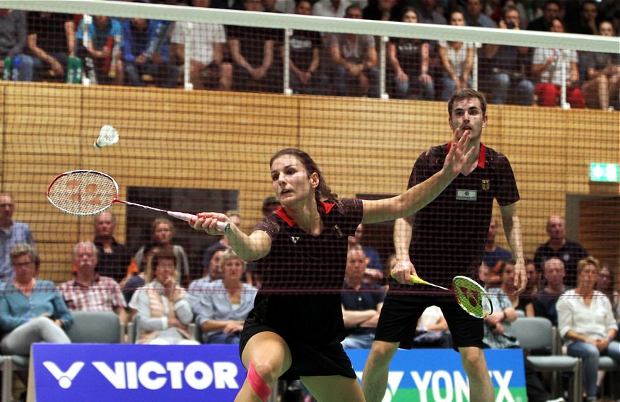 Badminton-Länderspiel Deutschland - Niederlande in Brokdorf, ausgerichtet durch den Sport-Club Itzehoe