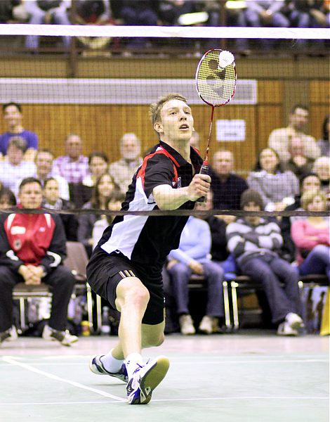 Badminton-Länderspiel Deutschland - Spanien am Spanien am 27.01.2010 in Kaiserslautern, © Fotos von Frank Kossiski